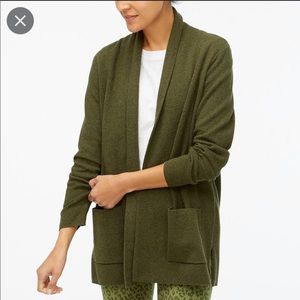 NWT J. Crew Sophie open-front sweater-blazer